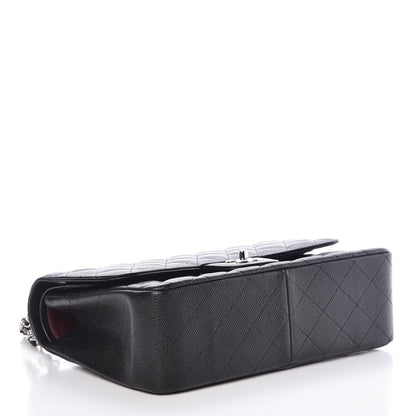 Chanel Caviar Quilted Jumbo Double Flap Black 4 of 10
