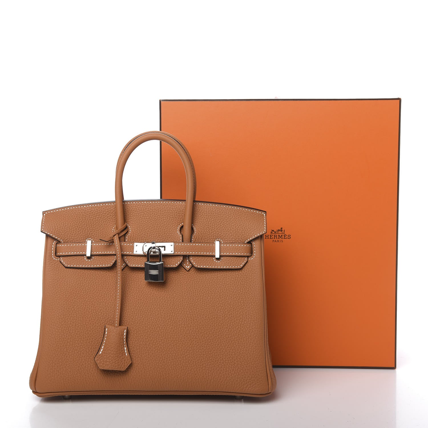 Hermes Togo Birkin 25 Toffee 38 of 38