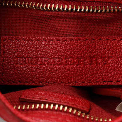 Burberry Haymarket Check Mini Hartham Crossbody Red 6 of 14
