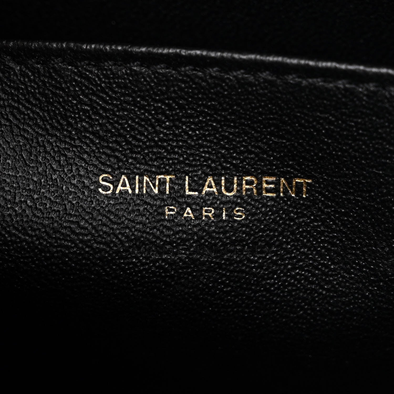 Saint Laurent Calfskin Monogram Baby Cabas Black 6 of 11