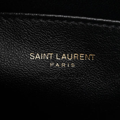 Saint Laurent Calfskin Monogram Baby Cabas Black 6 of 11