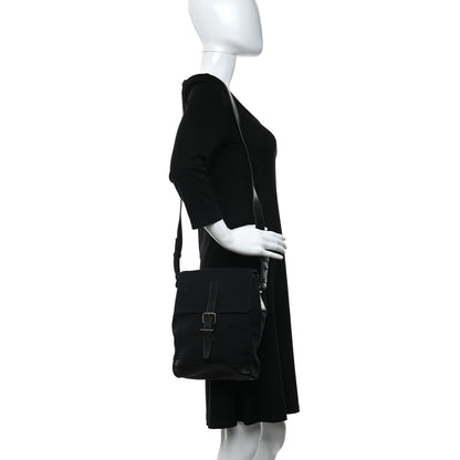 Saint Laurent Canvas Mens Messenger Crossbody Flap Black 2 of 11