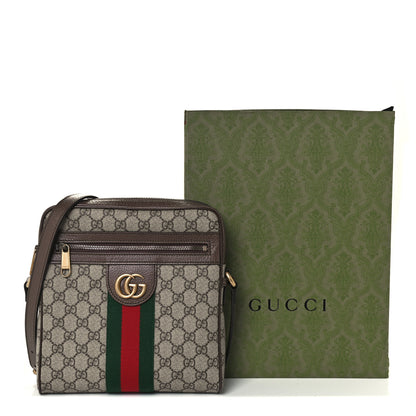 Gucci GG Supreme Monogram Web Small Ophidia Messenger Bag Brown 12 of 12
