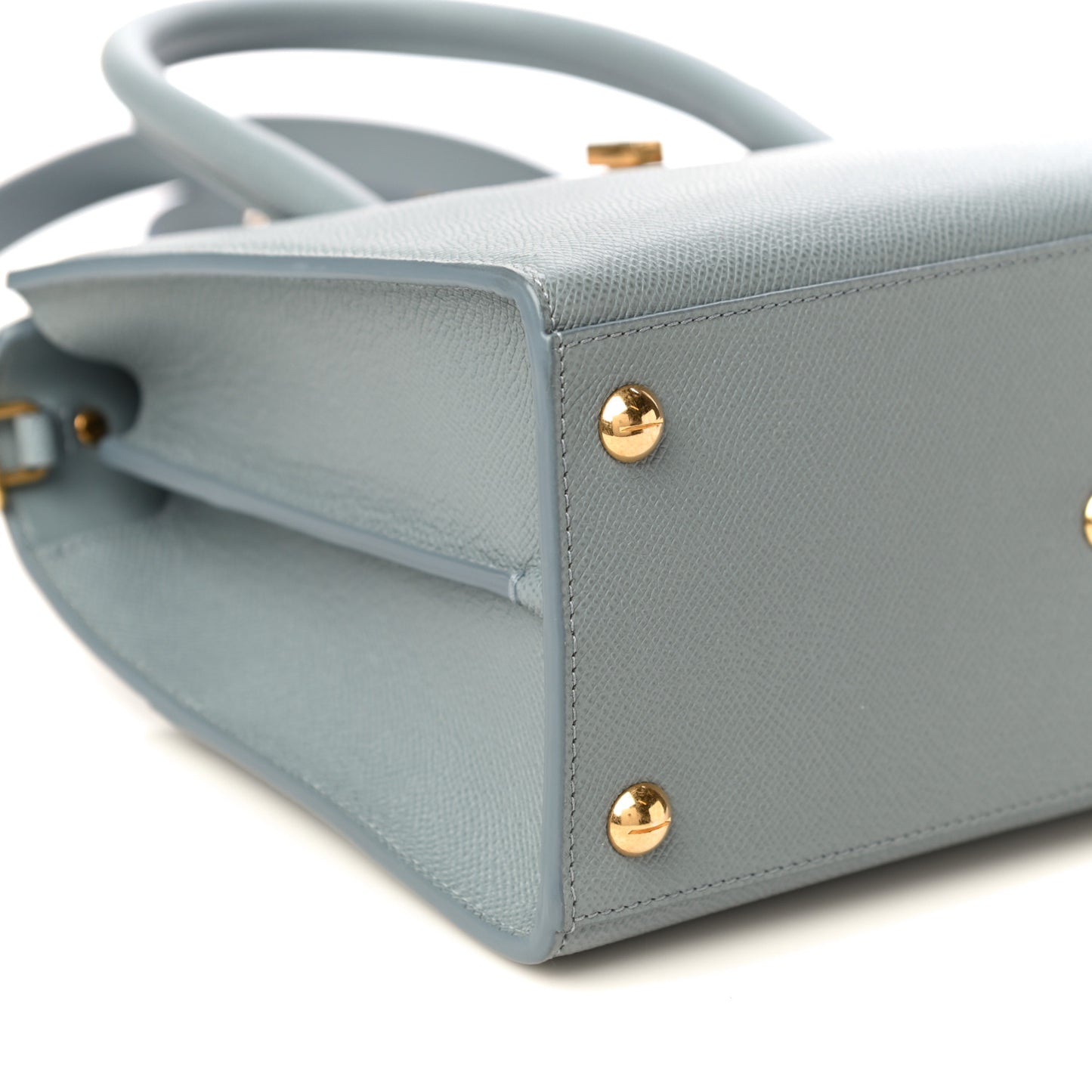Grained Calfskin Medium St. Honore Tote Cloud Blue