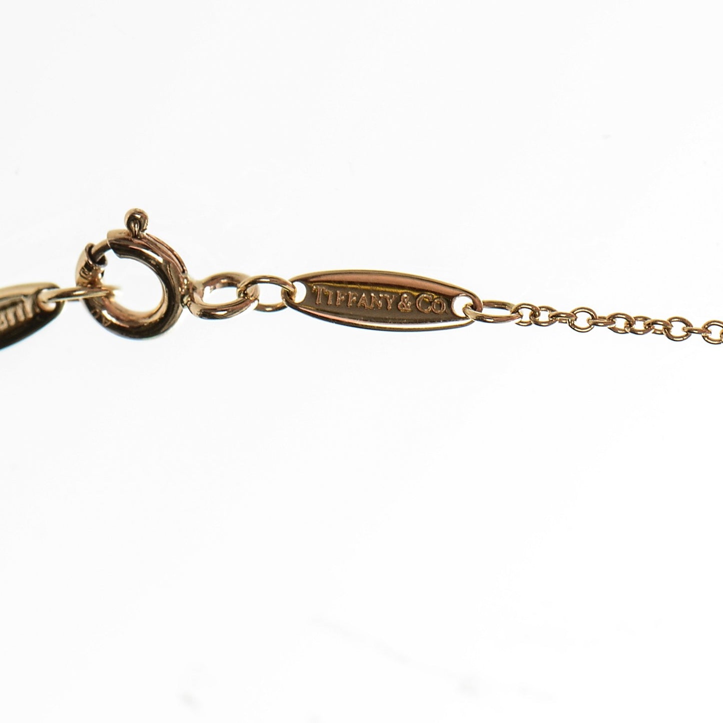 18K Yellow Gold Diamond .24ct Elsa Peretti Diamonds by the Yard Pendant Necklace