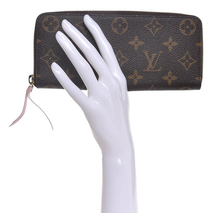 Louis Vuitton Monogram Clemence Wallet Rose Ballerine 2 of 7