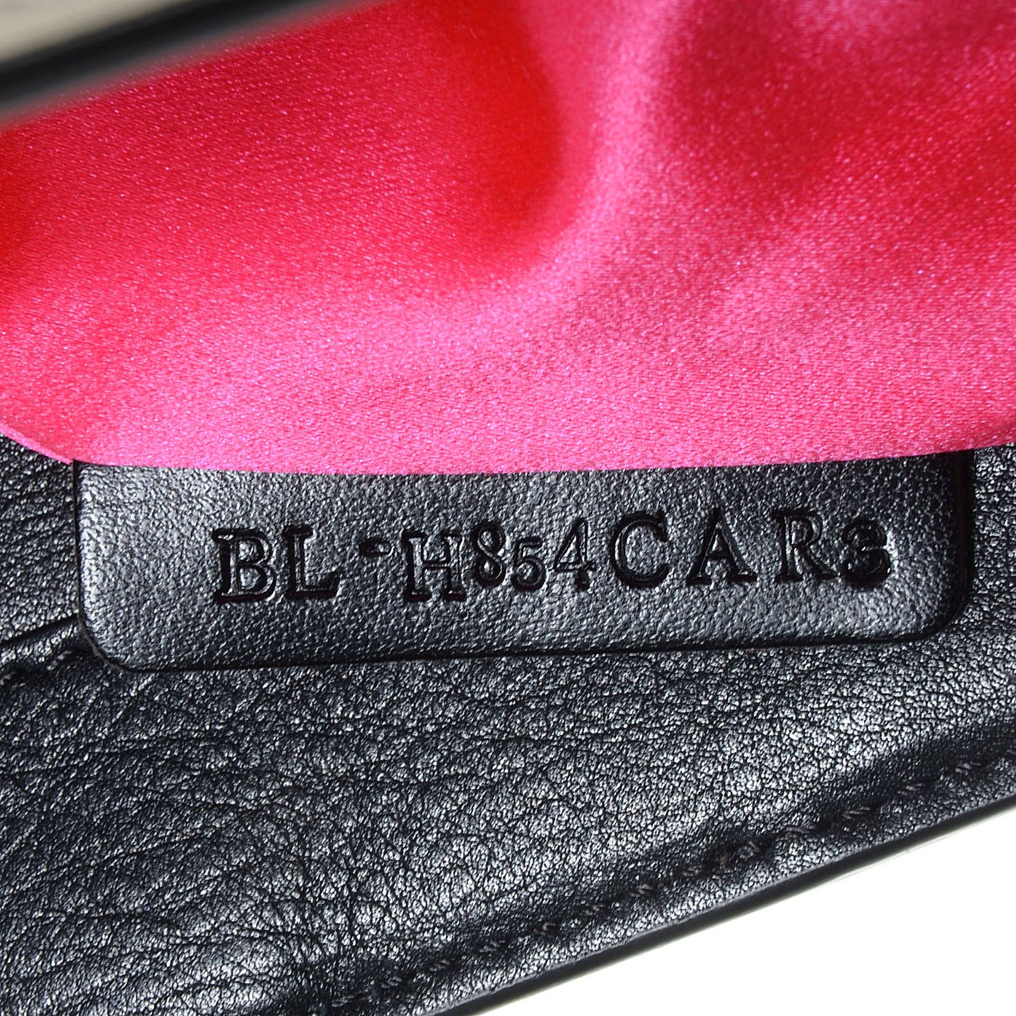 Calfskin Carmen Medium Tote Black Deep Rose