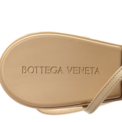 Bottega Veneta Lambskin Dot 90mm Sandals 41 Cane Sugar 7 of 7