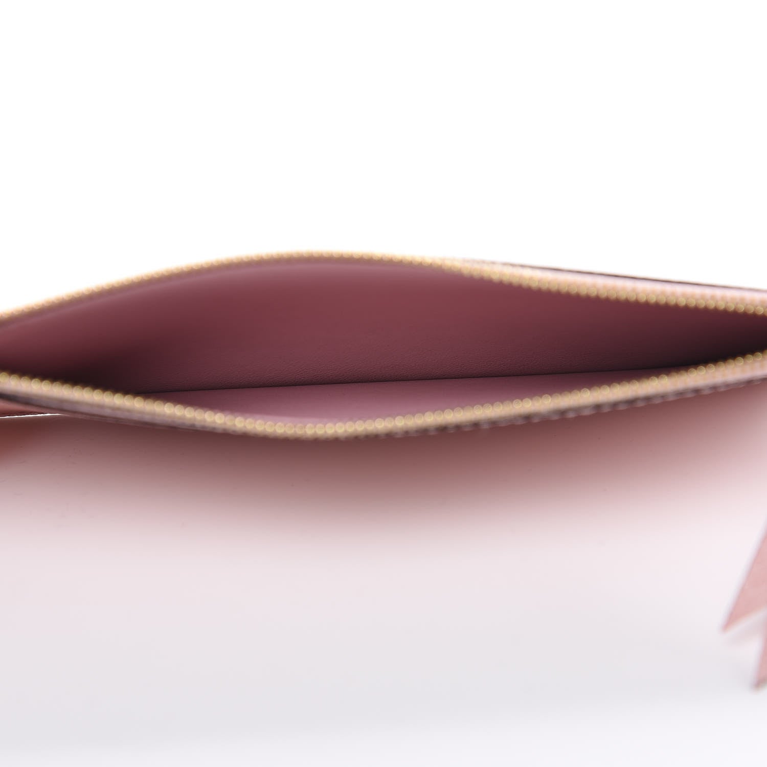 Louis Vuitton Calfskin Jeanne Wallet Zippered Insert Rose Ballerine 5 of 6