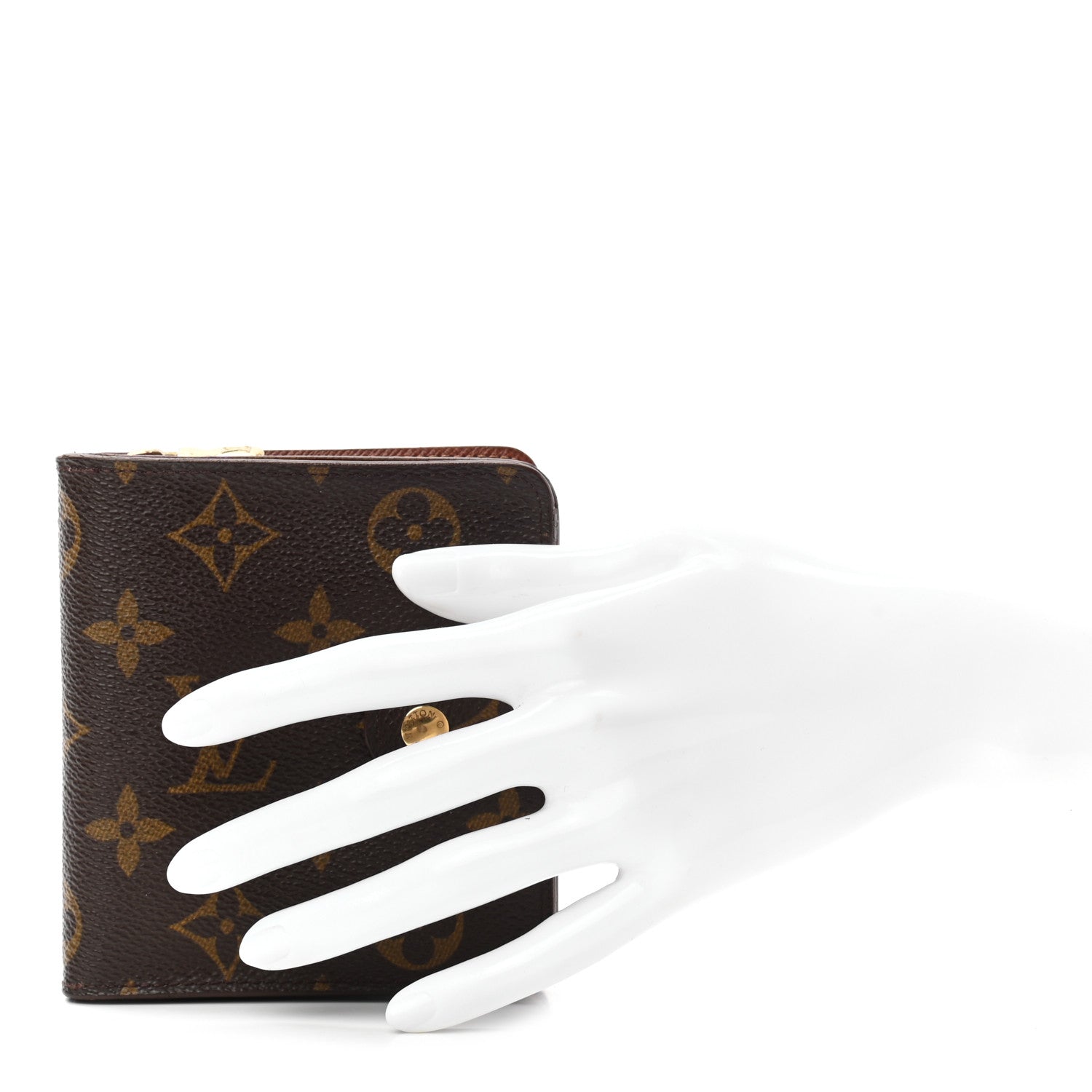 Louis Vuitton Monogram Compact Zippe Zipped Wallet 2 of 8