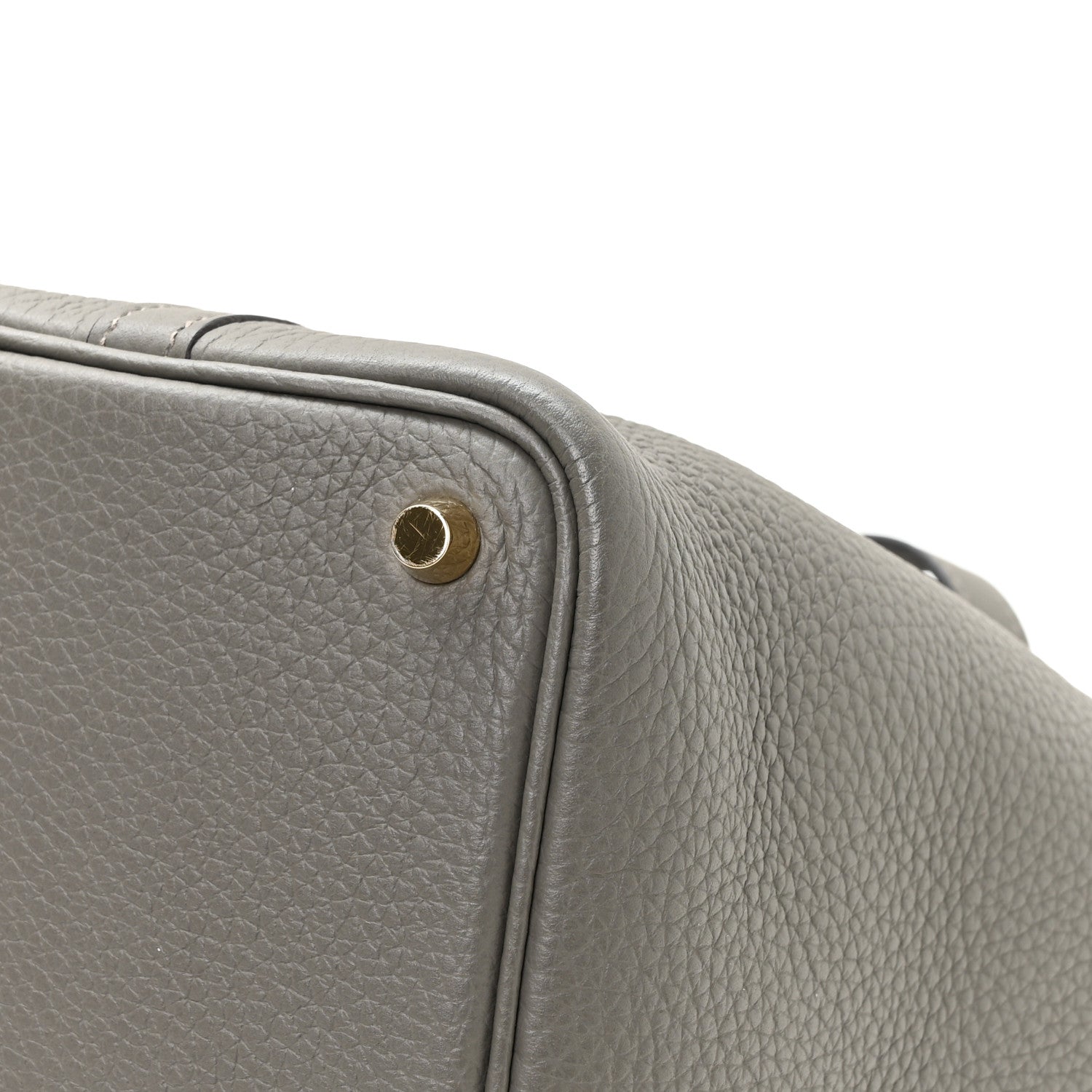 Hermes Taurillon Clemence Picotin Lock 18 PM Gris Meyer 10 of 13