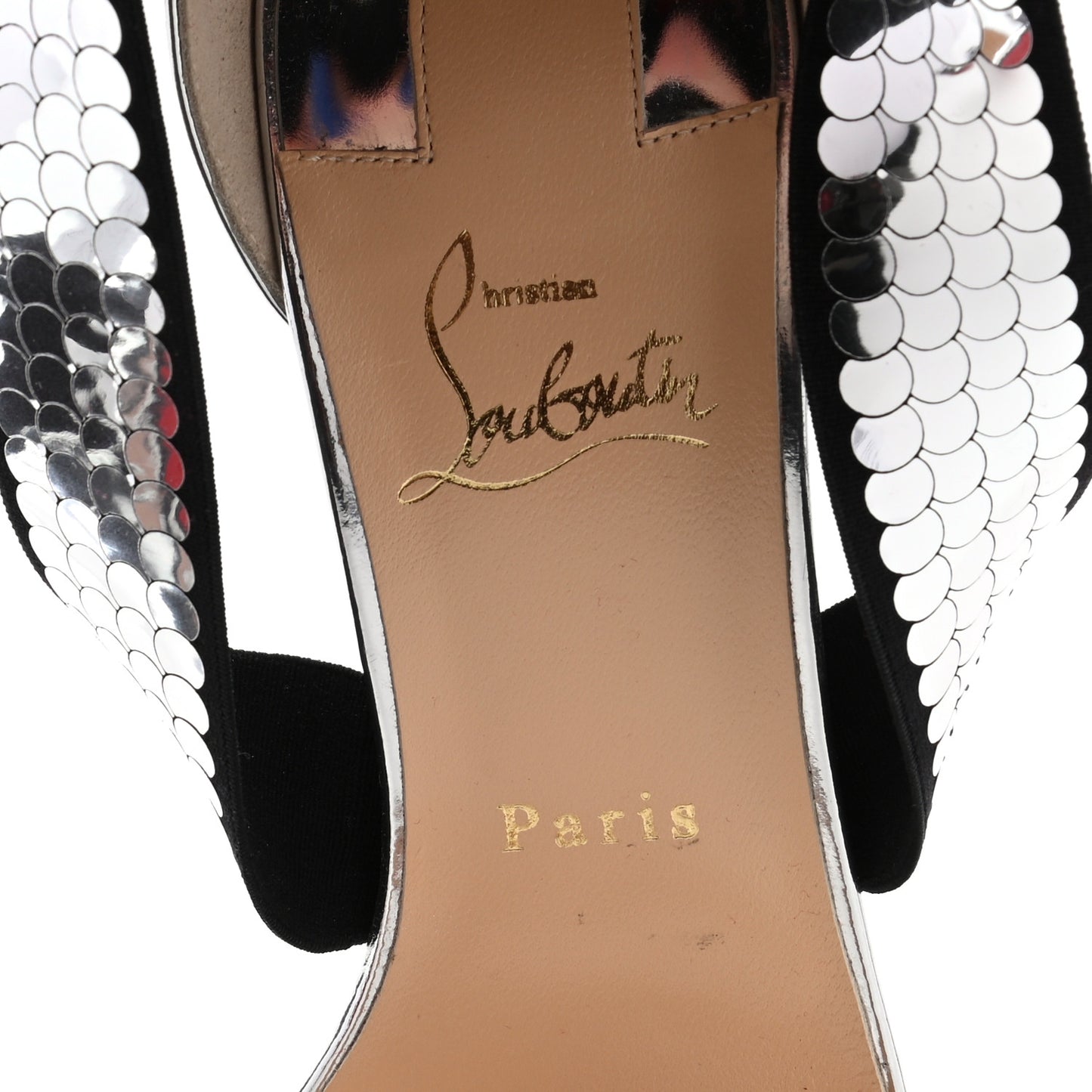 Sequin Xili 100 Disco Ball Sandal Pumps 39 Silver
