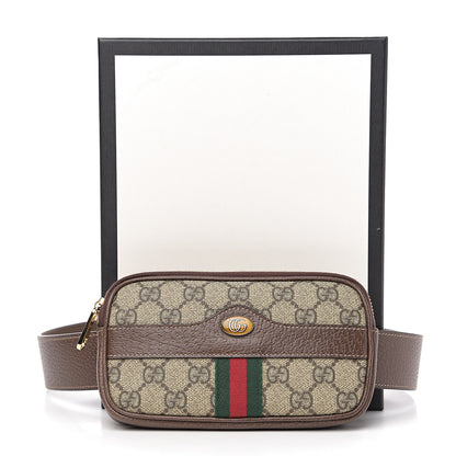 Gucci GG Supreme Monogram Ophidia Belted iPhone Case 85 34 Dark Brown 10 of 10