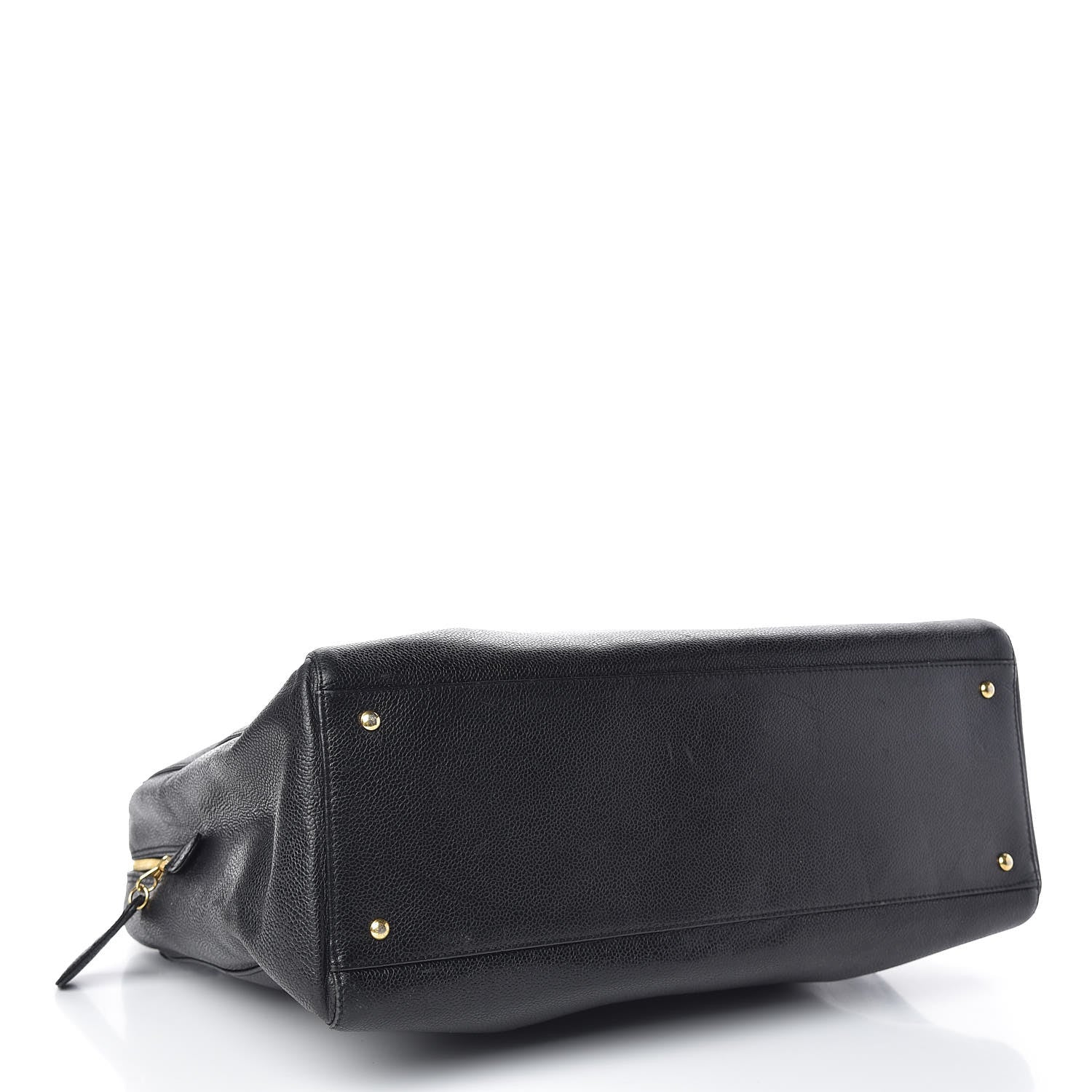 Chanel Caviar Large CC Shoulder Bag Black 4 of 12
