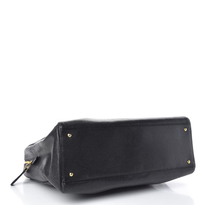 Chanel Caviar Large CC Shoulder Bag Black 4 of 12