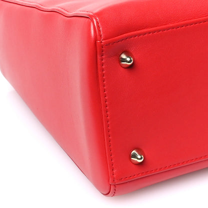 Christian Dior Calfskin Niki De Saint Phalle Medium Supple Lady Dior Red 9 of 10