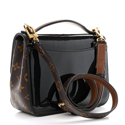 Louis Vuitton Patent Calfskin Monogram Cherrywood PM Black 3 of 12
