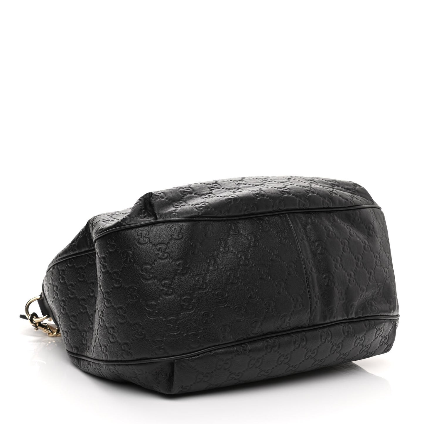 Guccissima Medium Emily Hobo Black