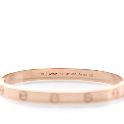Cartier 18K Pink Gold LOVE Bracelet 18 5 of 6