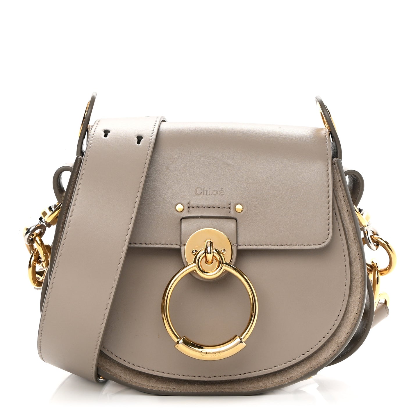 Calfskin Small Tess Bag Motty Grey