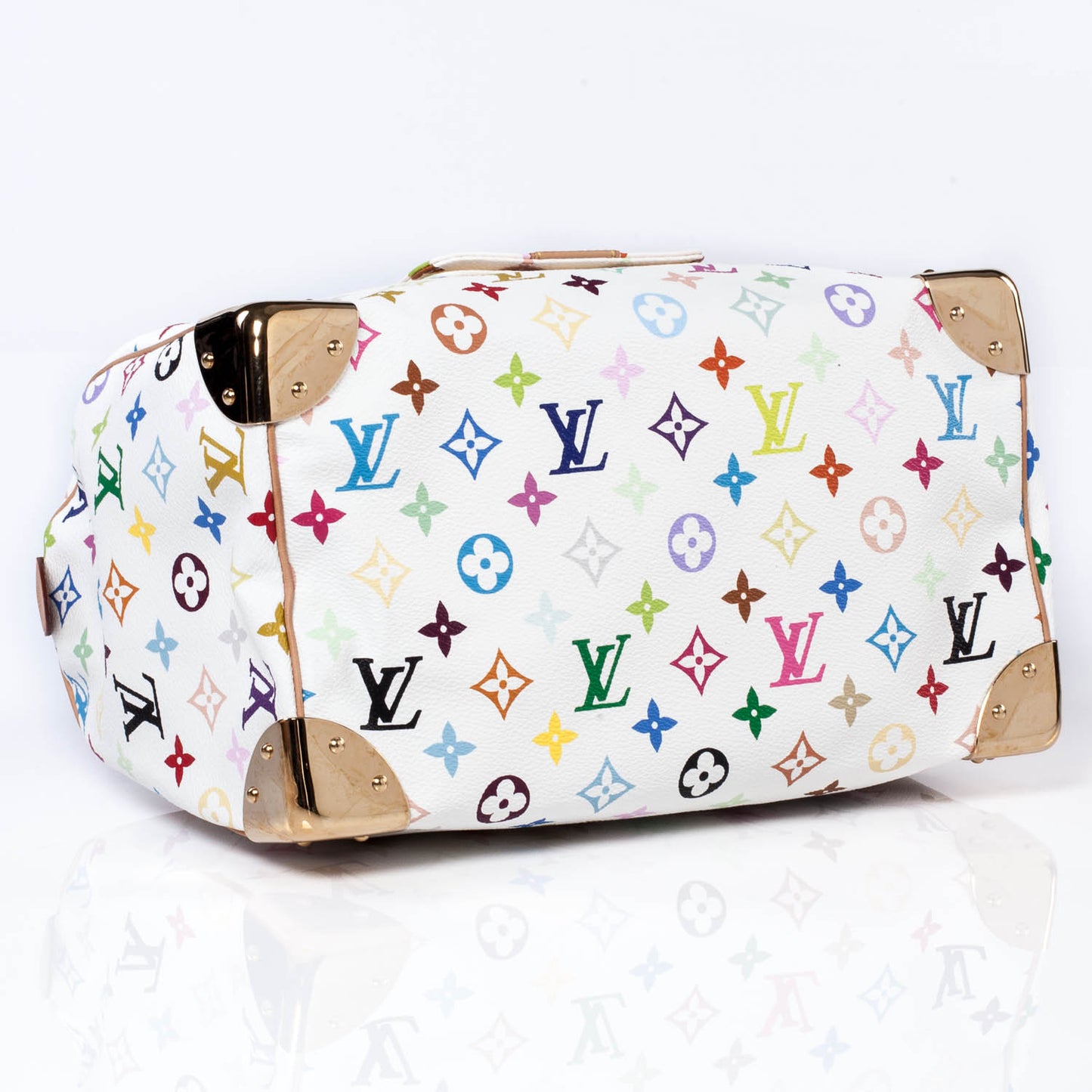 Monogram Multicolor Speedy 30 White