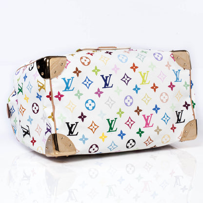 Louis Vuitton Monogram Multicolor Speedy 30 White 3 of 9