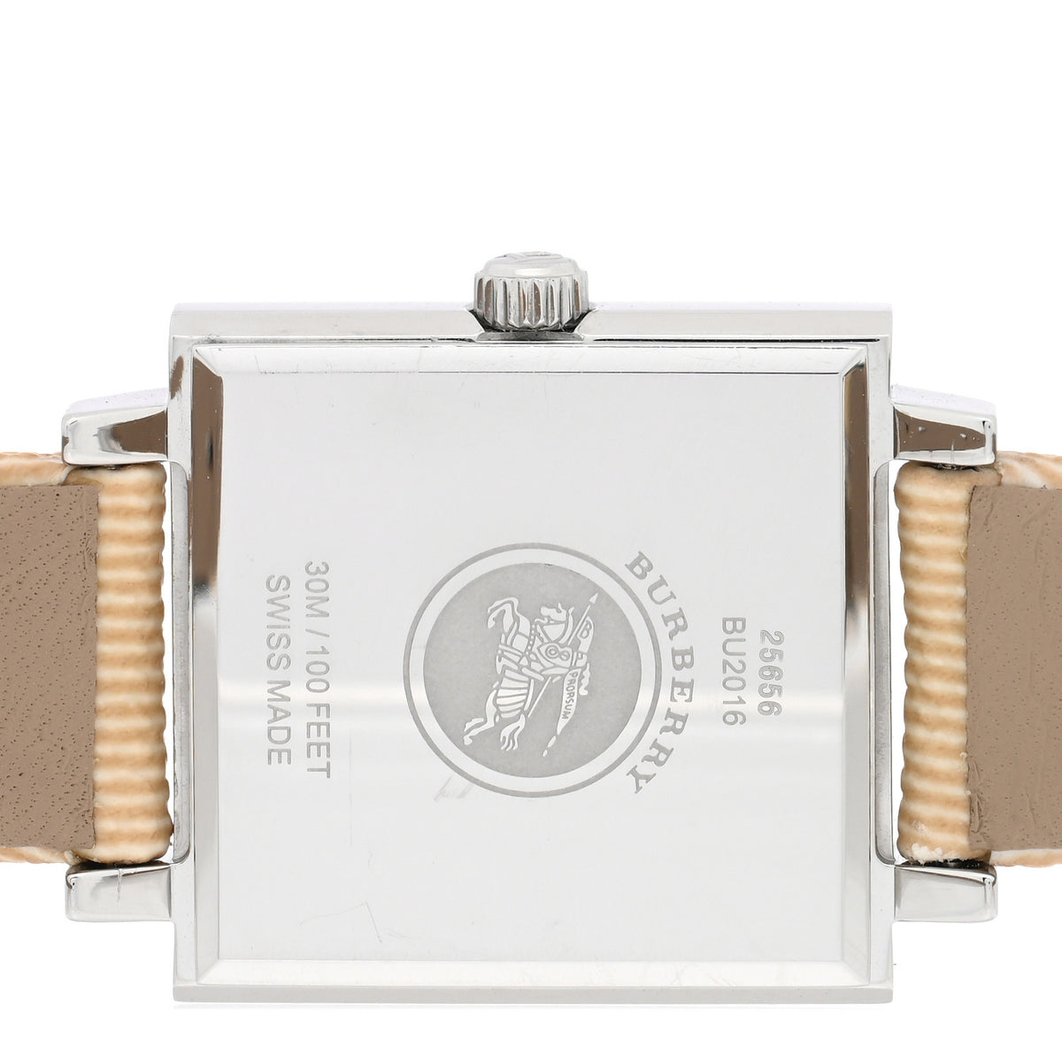Stainless Steel Calfskin 24mm Nova Check Quartz Watch BU2016