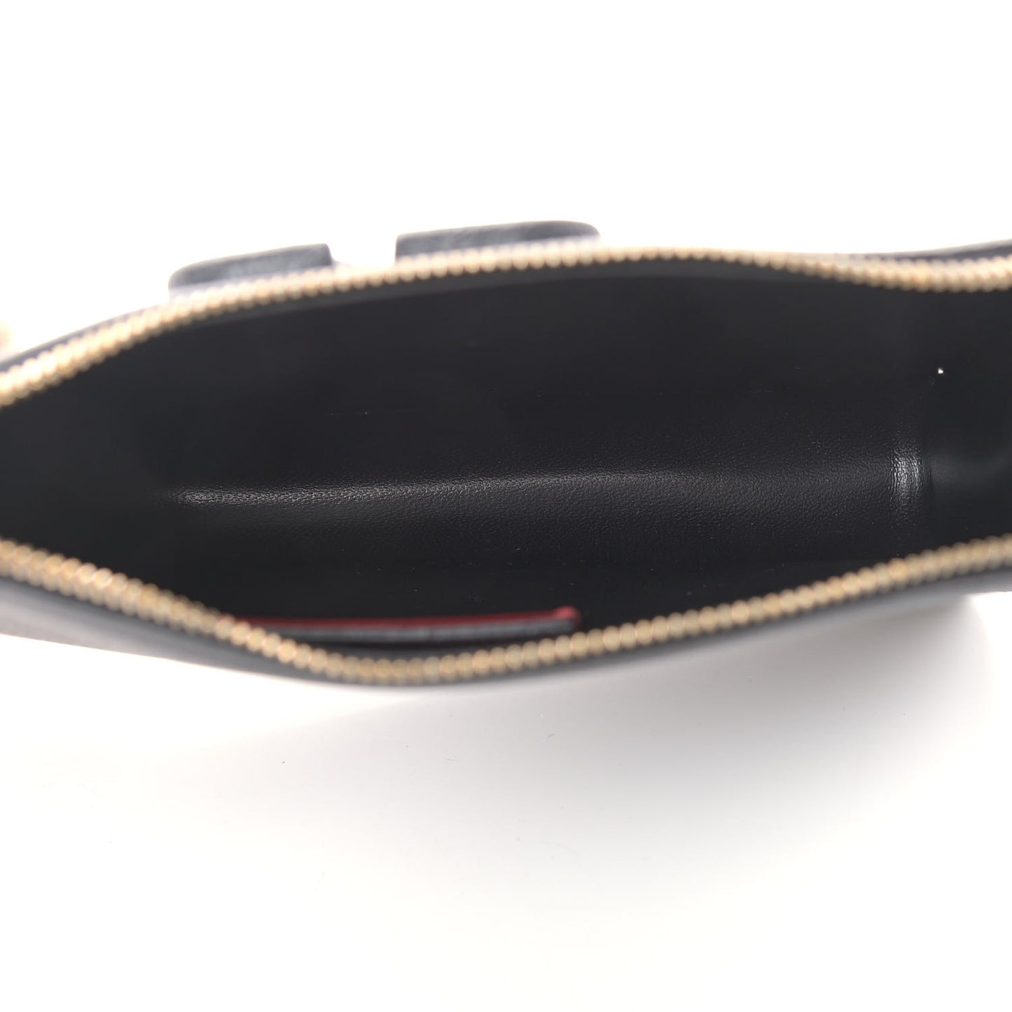 Grained Calfskin VSling Pouch Black