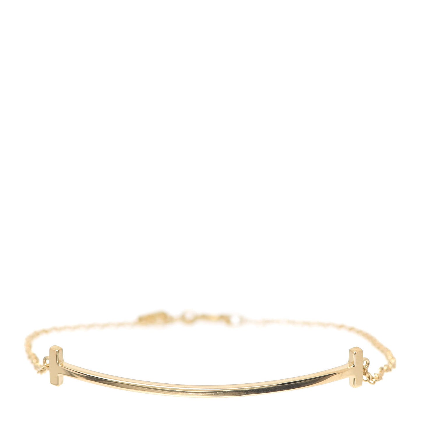 18K Yellow Gold T Smile Bracelet