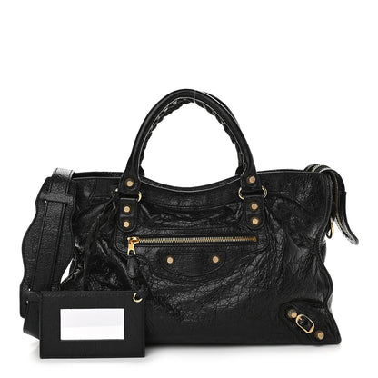 Balenciaga Agneau Giant 12 Gold Hardware City Black 1 of 9