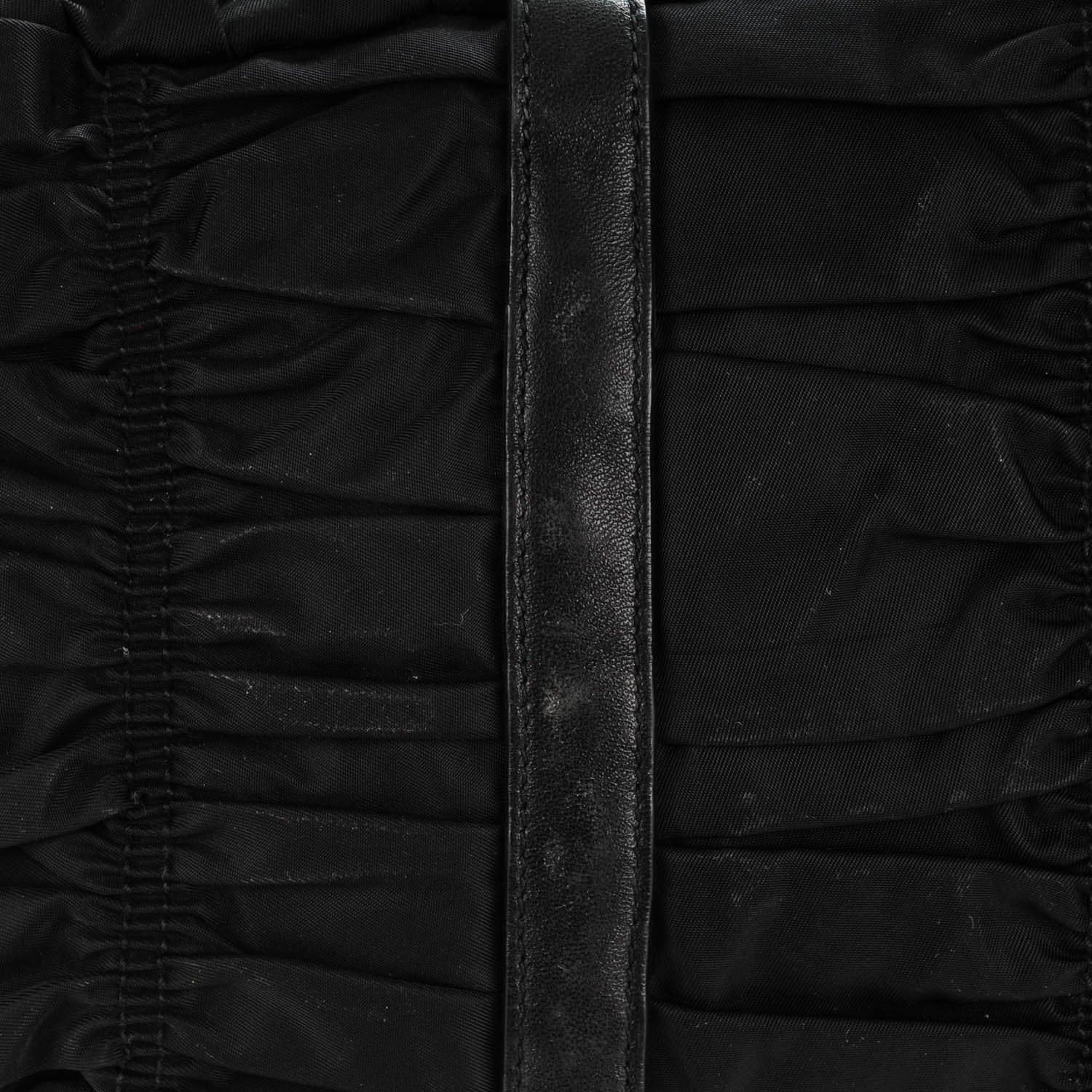 Prada Tessuto Nylon Gaufre Tote Nero Black 8 of 8