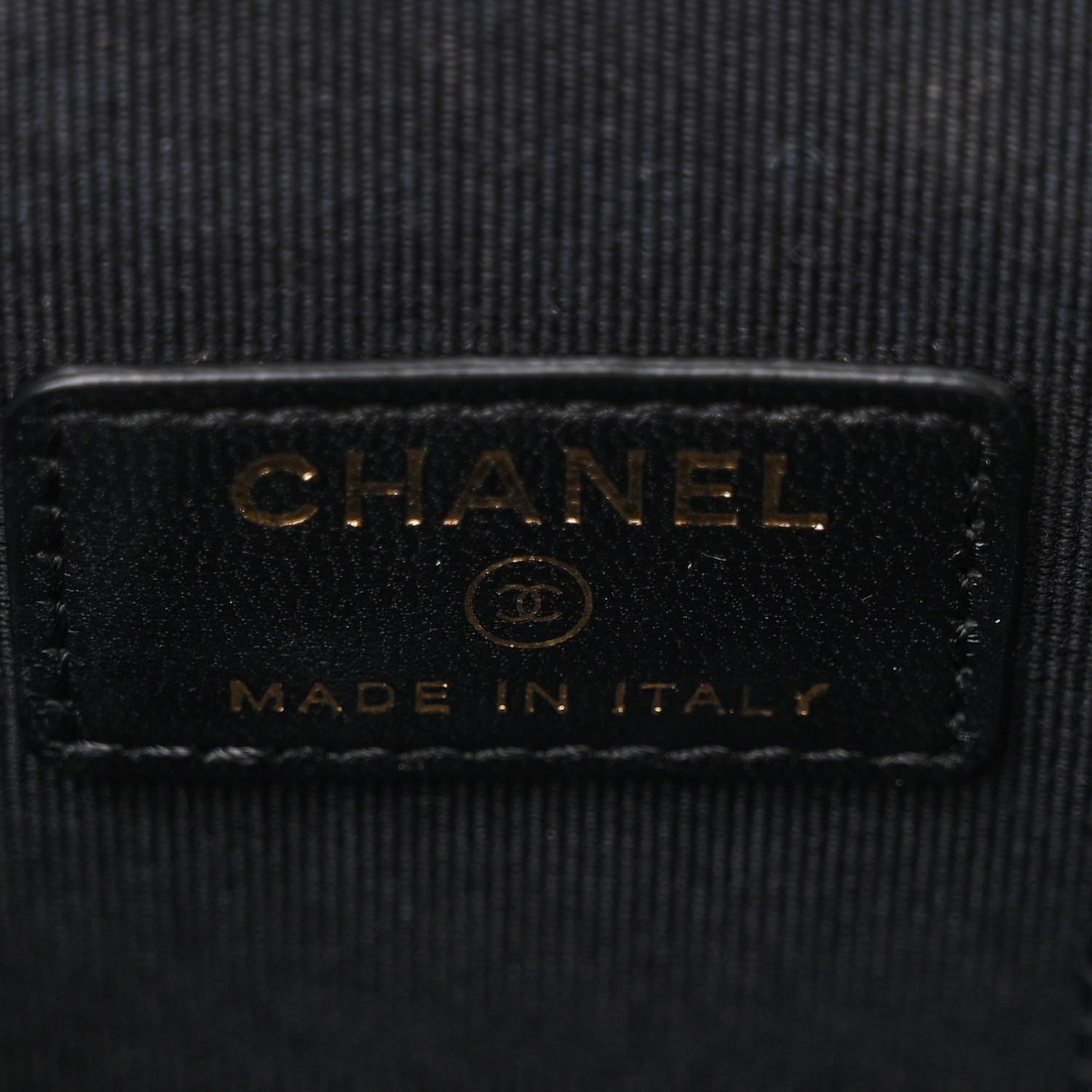 Chanel Tweed Diamond Threaded CC Pearl Crush Mini Vanity Case With Chain Black Multicolor 6 of 14