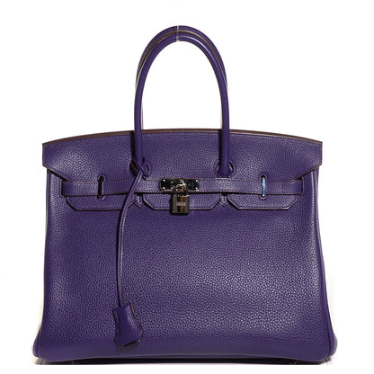 Hermes Togo Birkin 35 Iris 1 of 25