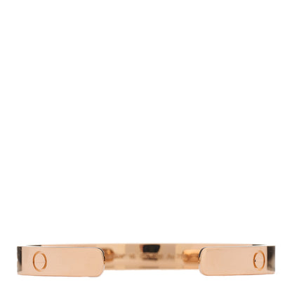 Cartier 18K Pink Gold LOVE Cuff Bracelet 16 2 of 3