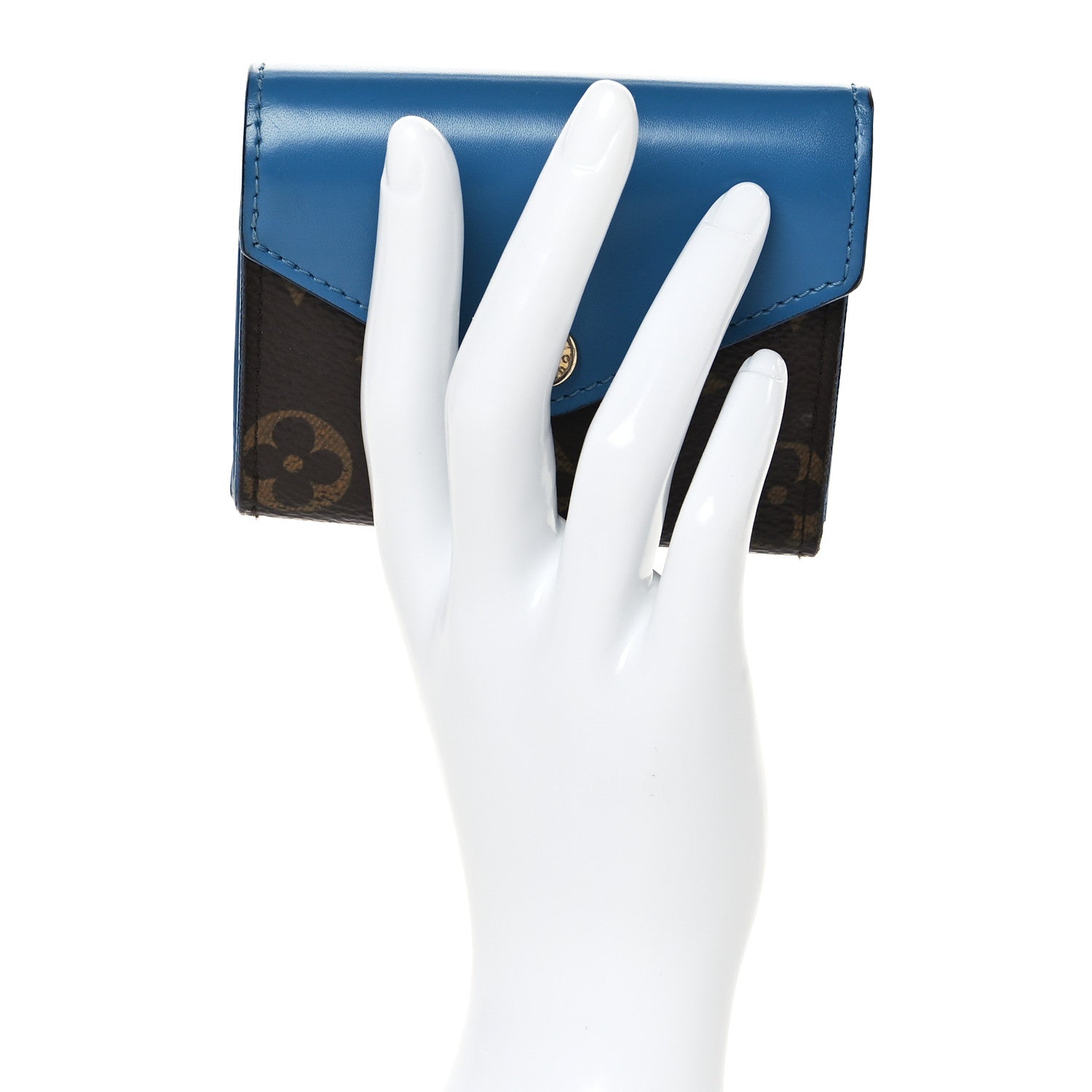 Louis Vuitton Monogram Zoe Wallet Blue Jean 2 of 8