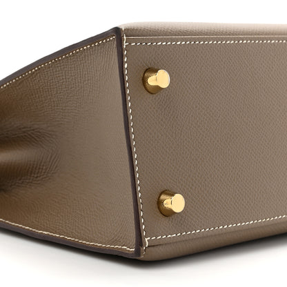 Hermes Epsom Kelly Sellier 25 Etoupe 10 of 13