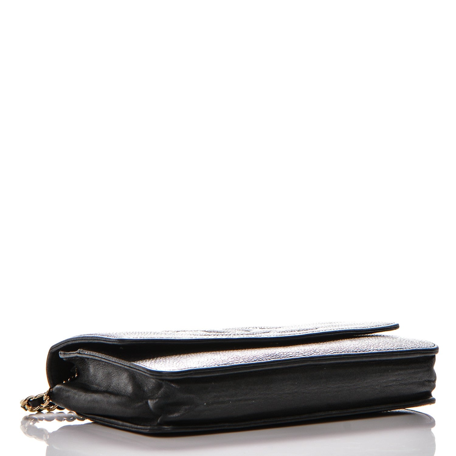 Chanel Caviar Timeless CC Wallet On Chain WOC Black 4 of 8