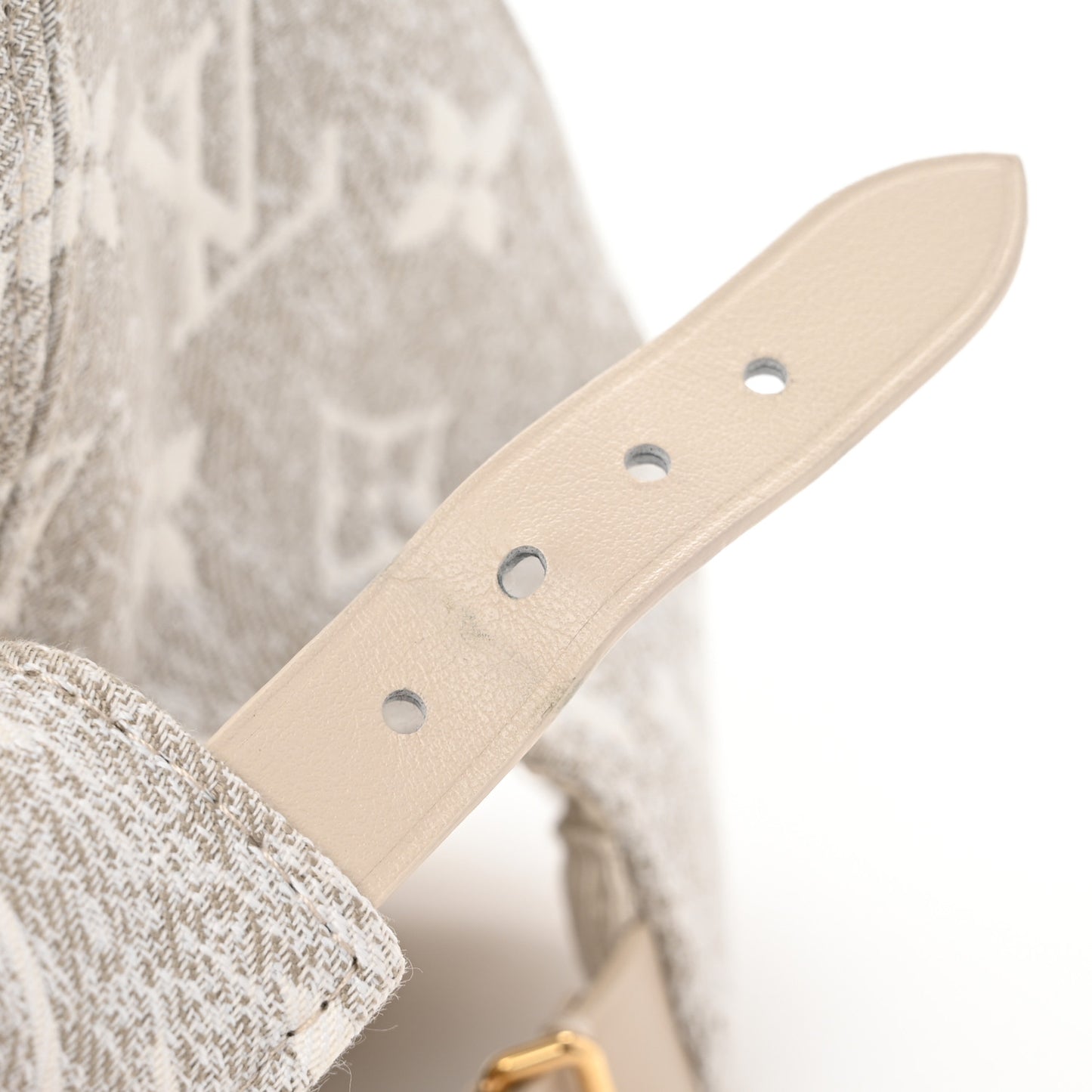 Monogram Jacquard Cap M Beige