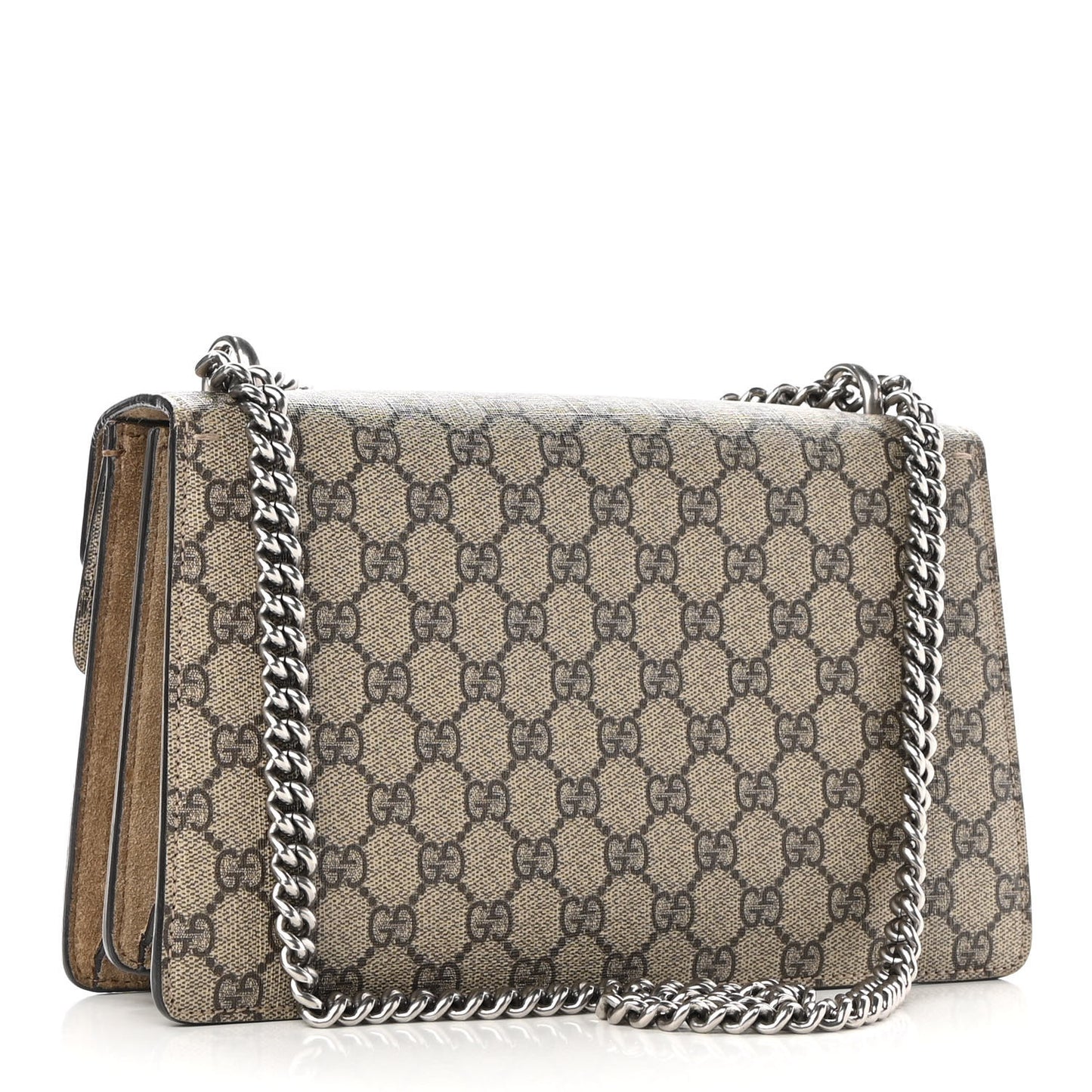 GG Supreme Monogram Small Dionysus Shoulder Bag Taupe