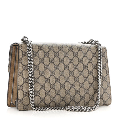 Gucci GG Supreme Monogram Small Dionysus Shoulder Bag Taupe 3 of 10