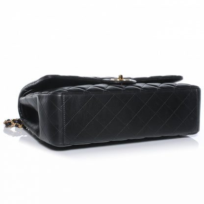 Chanel Lambskin Quilted Maxi Double Flap Black 4 of 9