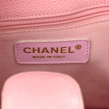Chanel Caviar Quilted Petit Shopping Tote PST Pink 6 of 12