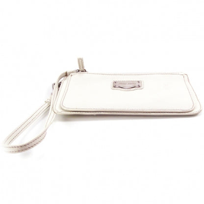 Miu Miu Leather Small Wristlet White 4 of 11