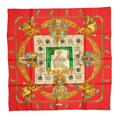 Hermes Silk Hommage A Charles Garnier Architecte De L'Opera De Paris Scarf 90 1 of 6