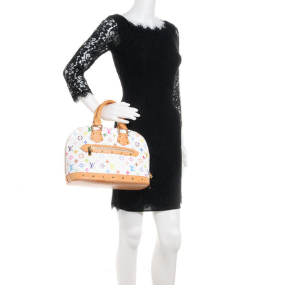 Louis Vuitton Monogram Multicolor Alma White 2 of 7