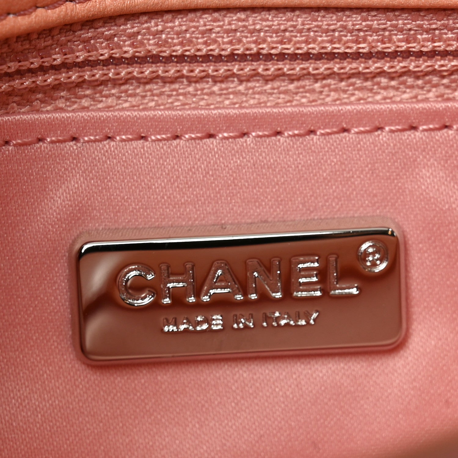 Chanel Sequins Chevron Mini Rectangular Flap Pink 6 of 10