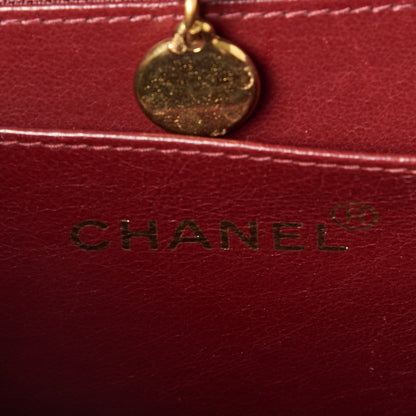 Chanel Lambskin Quilted XL Jumbo Single Flap Black 9 of 10