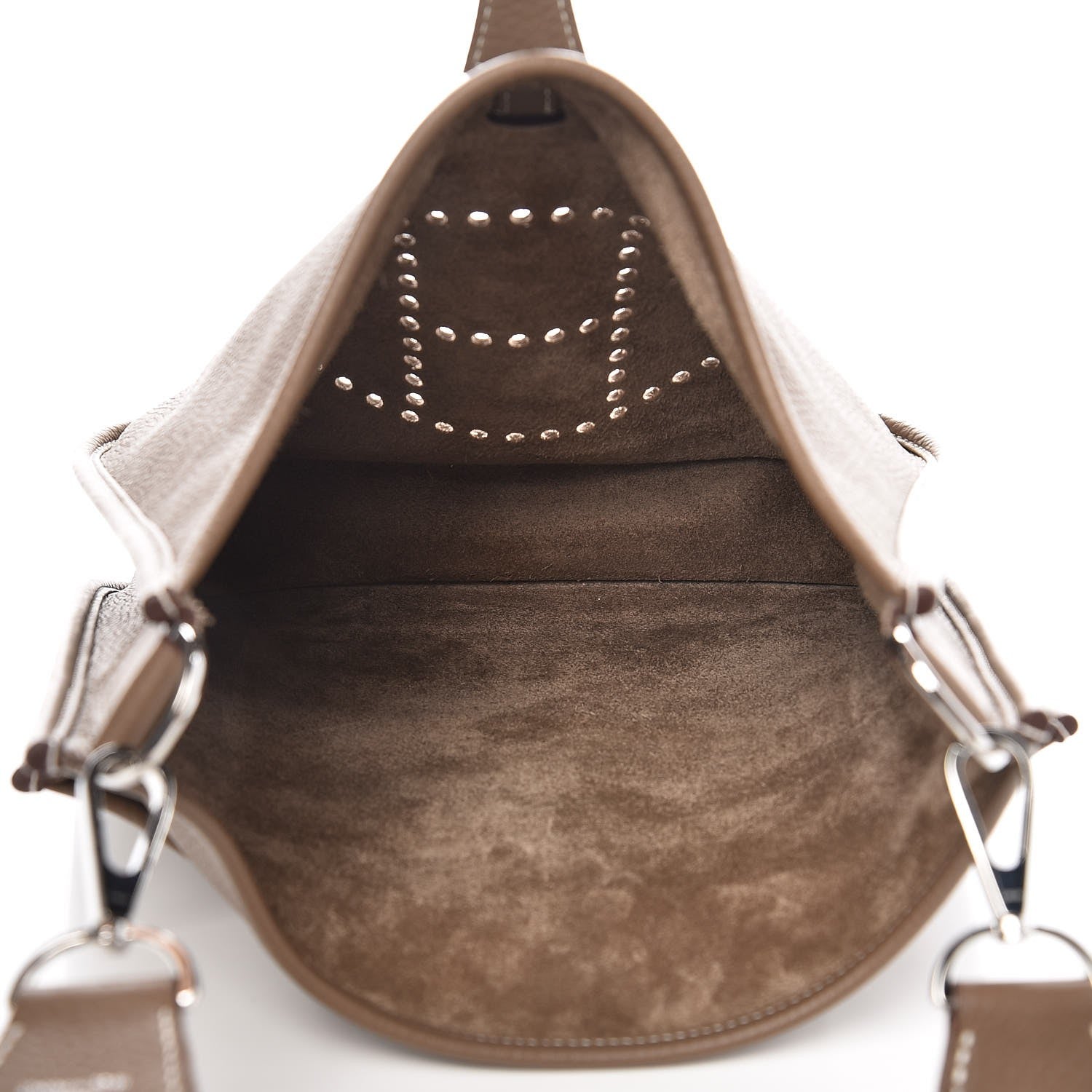 Hermes Taurillon Clemence Evelyne III PM Etoupe 5 of 9