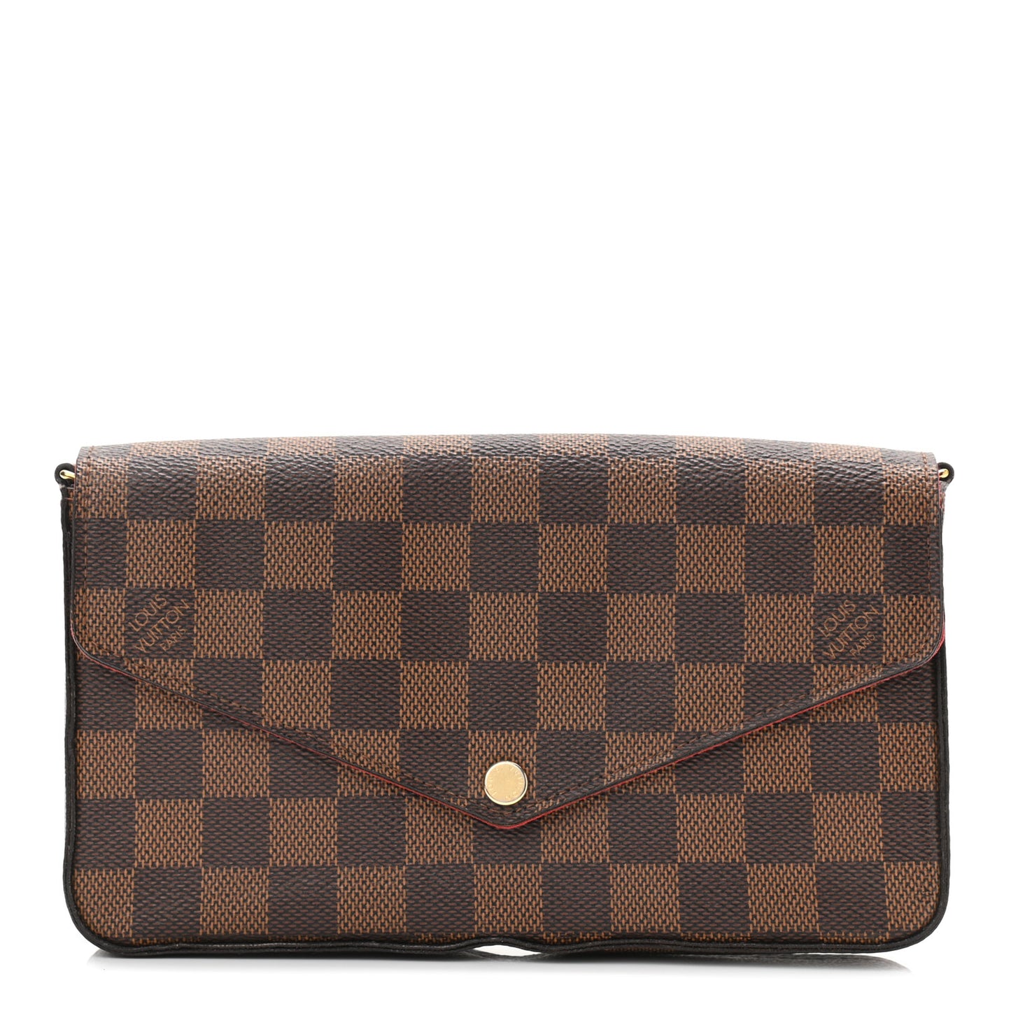 Damier Ebene Pochette Felicie Chain Wallet