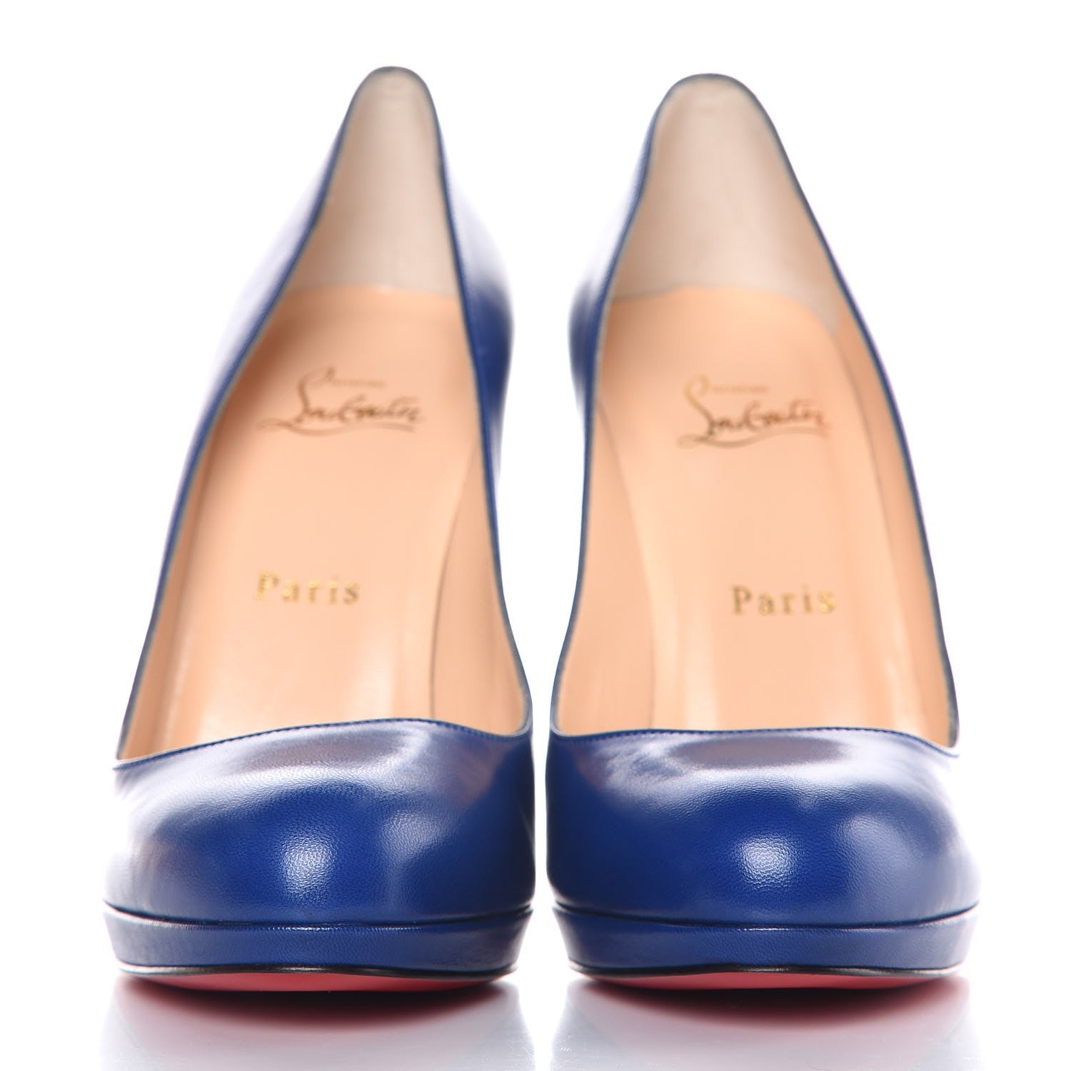 Christian Louboutin Kid Neofilo 120 Platform Pumps 38 Neptune 2 of 8